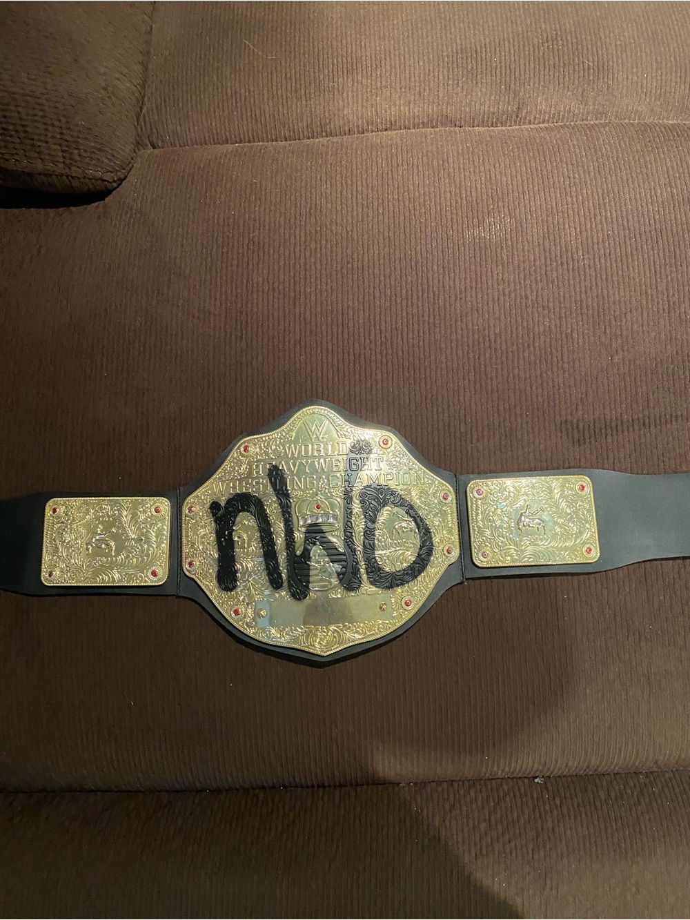 MATTEL 2017 WWE LIVE ACTION NWO HULK HOGAN KIDS TITLE BELT